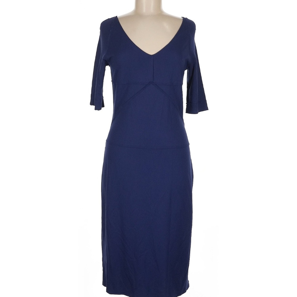 Piazza Sempione Royal Blue V-Neck Blouse